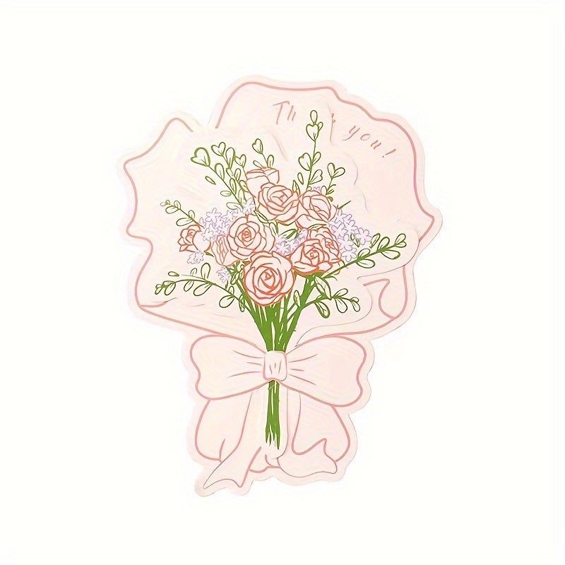 Teacher'S Day Greeting Card Postcard Birthday Greeting Card Flower Bouquet Greeting Card Gift Card Mid-Autumn Festival Greeting Card Birthday Card - Image 4